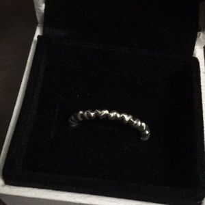 Pandora Jewelry - Stackable hearts Pandora ring Pandora Jewelry - Stackable hearts Pandora ring